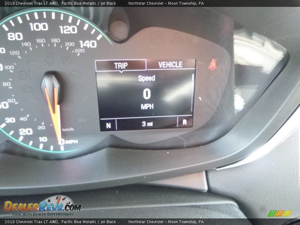 2019 Chevrolet Trax LT AWD Pacific Blue Metallic / Jet Black Photo #18