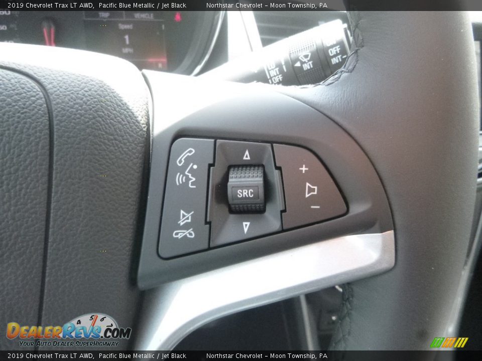 2019 Chevrolet Trax LT AWD Pacific Blue Metallic / Jet Black Photo #19
