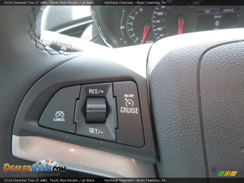 2019 Chevrolet Trax LT AWD Pacific Blue Metallic / Jet Black Photo #20