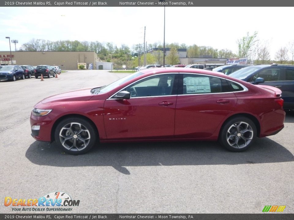 2019 Chevrolet Malibu RS Cajun Red Tintcoat / Jet Black Photo #2