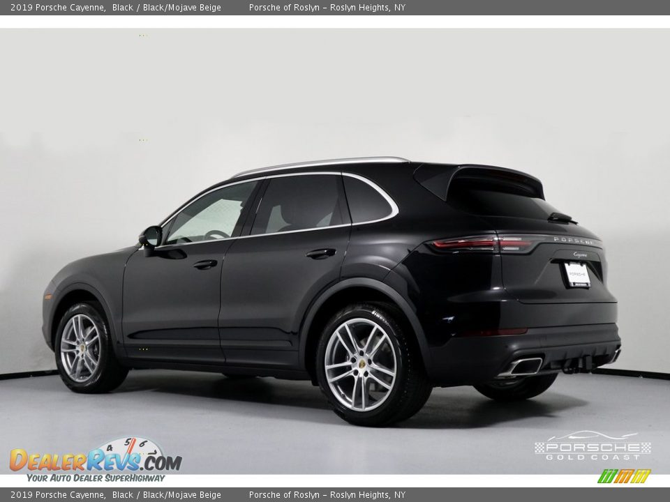 2019 Porsche Cayenne Black / Black/Mojave Beige Photo #4