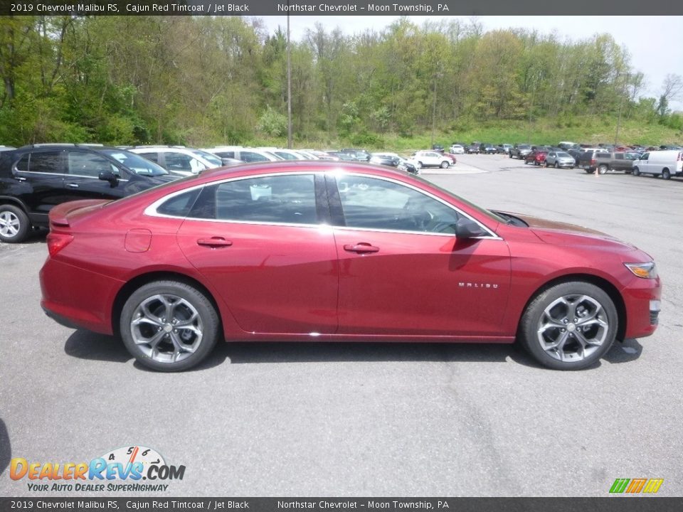 2019 Chevrolet Malibu RS Cajun Red Tintcoat / Jet Black Photo #6