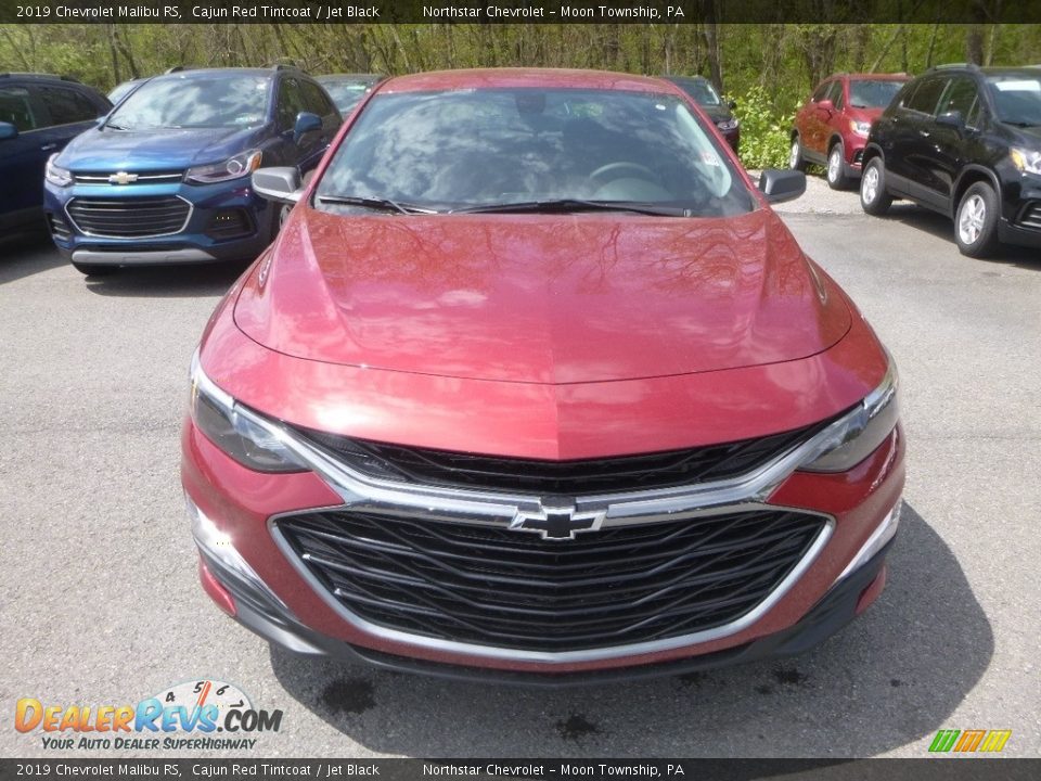 2019 Chevrolet Malibu RS Cajun Red Tintcoat / Jet Black Photo #8