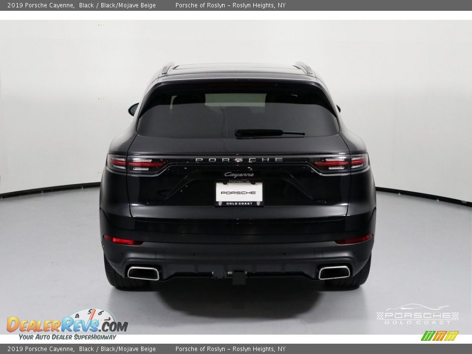 2019 Porsche Cayenne Black / Black/Mojave Beige Photo #6