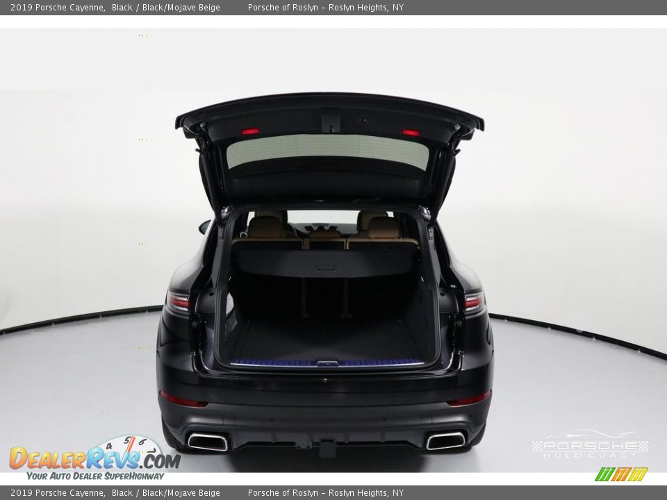 2019 Porsche Cayenne Black / Black/Mojave Beige Photo #7