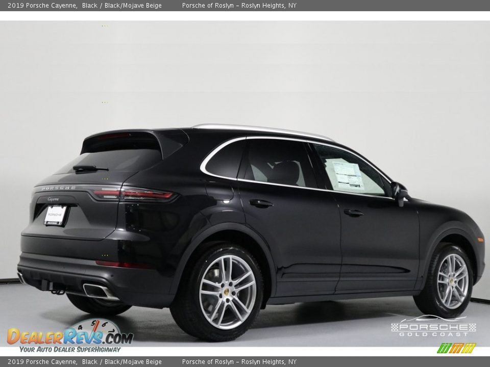 2019 Porsche Cayenne Black / Black/Mojave Beige Photo #9
