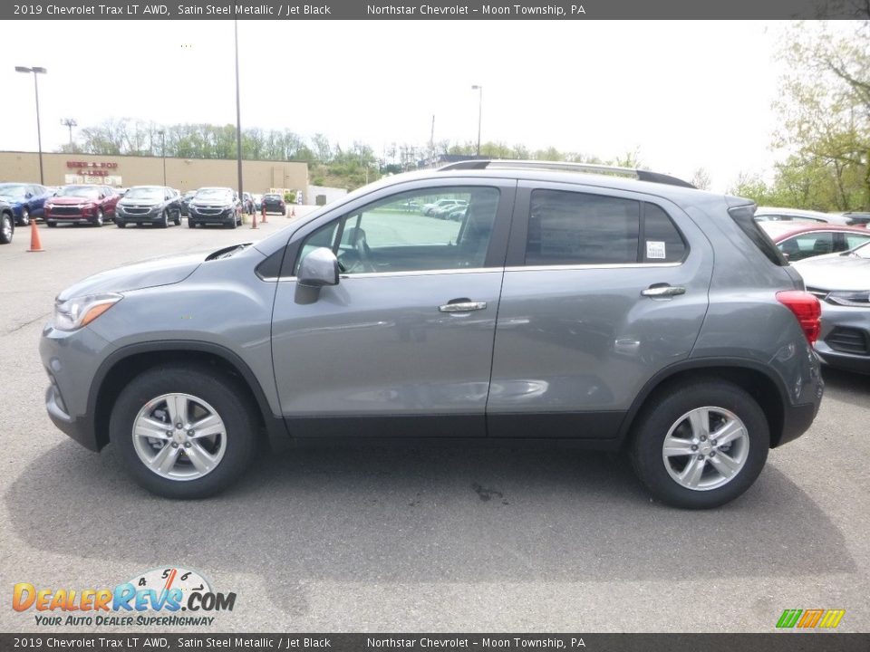 2019 Chevrolet Trax LT AWD Satin Steel Metallic / Jet Black Photo #3