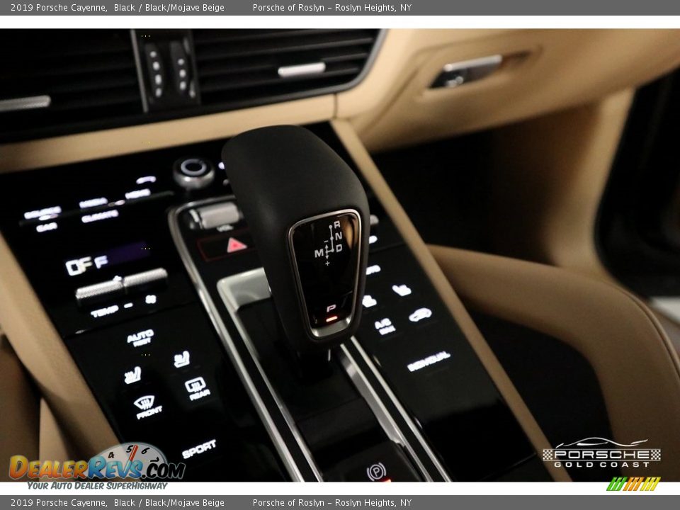 2019 Porsche Cayenne Black / Black/Mojave Beige Photo #21