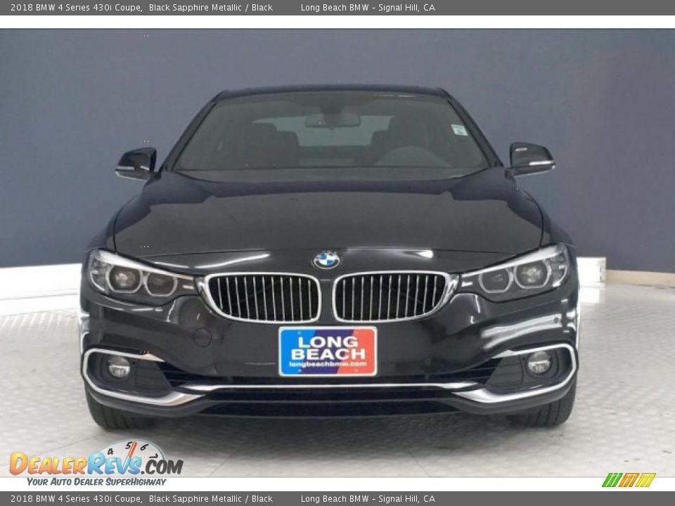 2018 BMW 4 Series 430i Coupe Black Sapphire Metallic / Black Photo #2