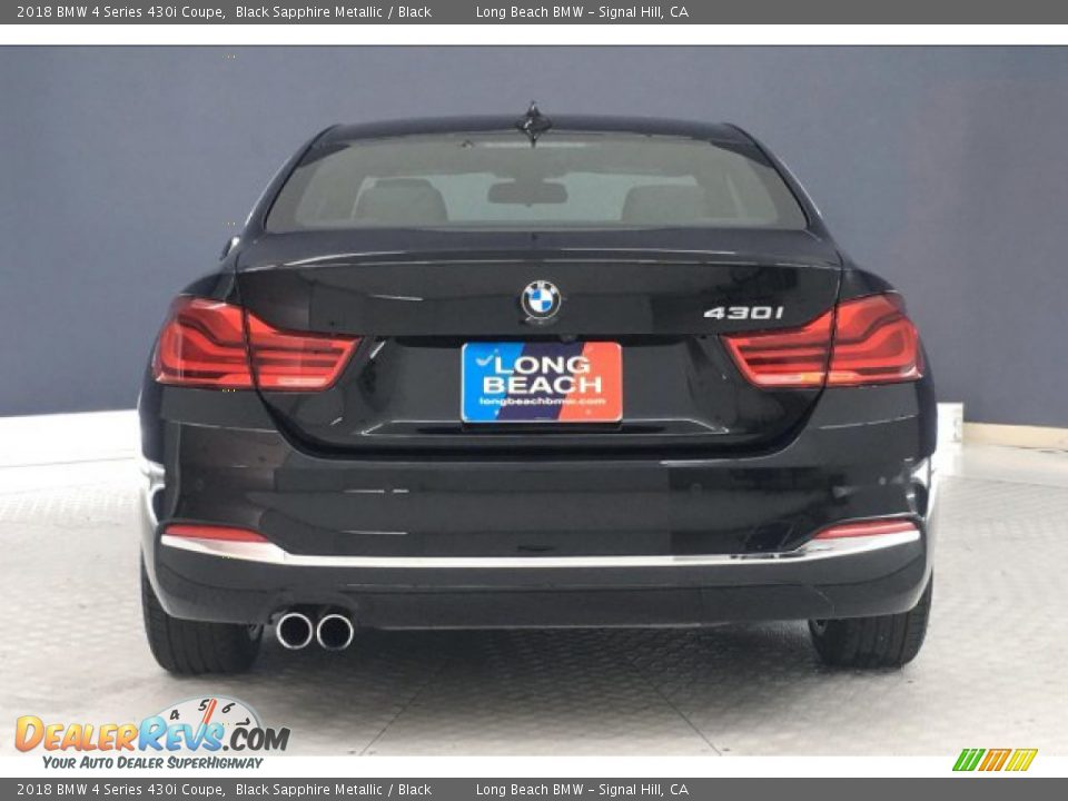 2018 BMW 4 Series 430i Coupe Black Sapphire Metallic / Black Photo #3