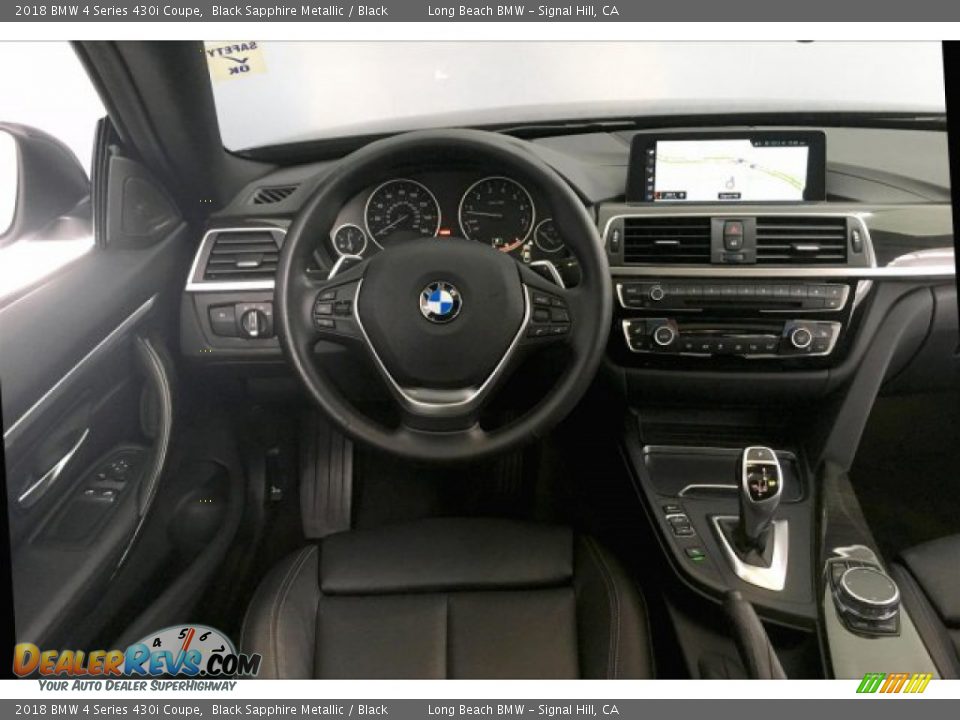 2018 BMW 4 Series 430i Coupe Black Sapphire Metallic / Black Photo #4