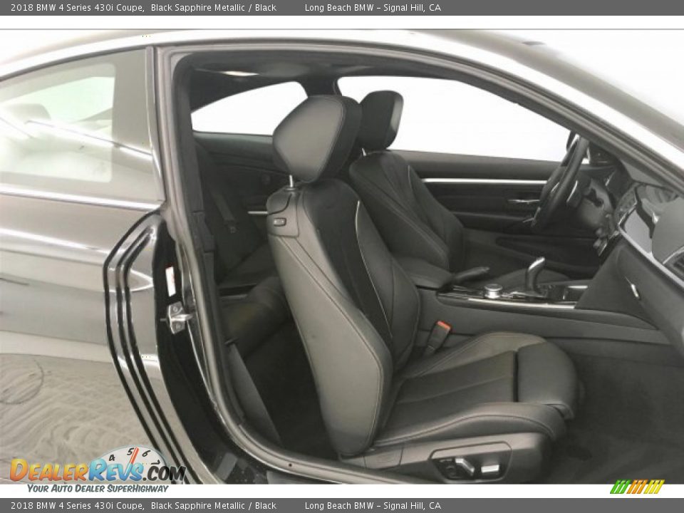 2018 BMW 4 Series 430i Coupe Black Sapphire Metallic / Black Photo #6