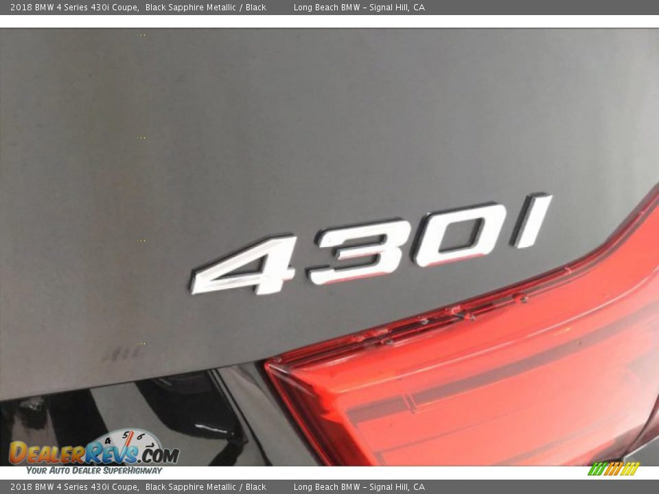 2018 BMW 4 Series 430i Coupe Black Sapphire Metallic / Black Photo #7