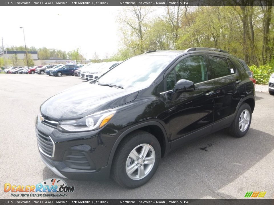 2019 Chevrolet Trax LT AWD Mosaic Black Metallic / Jet Black Photo #1