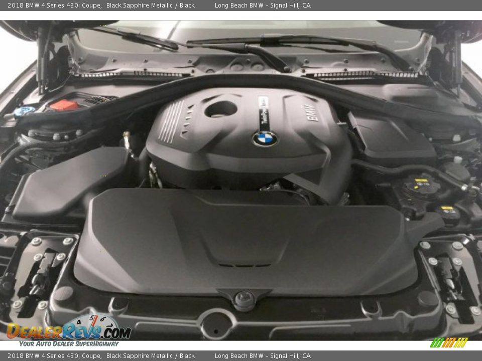 2018 BMW 4 Series 430i Coupe Black Sapphire Metallic / Black Photo #9