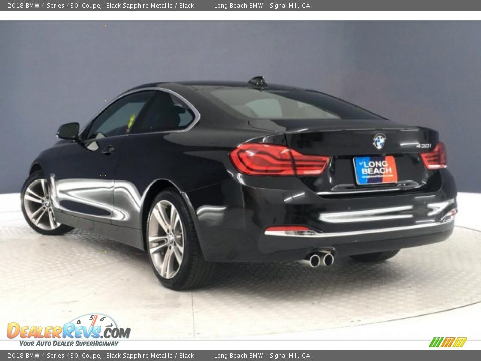 2018 BMW 4 Series 430i Coupe Black Sapphire Metallic / Black Photo #10