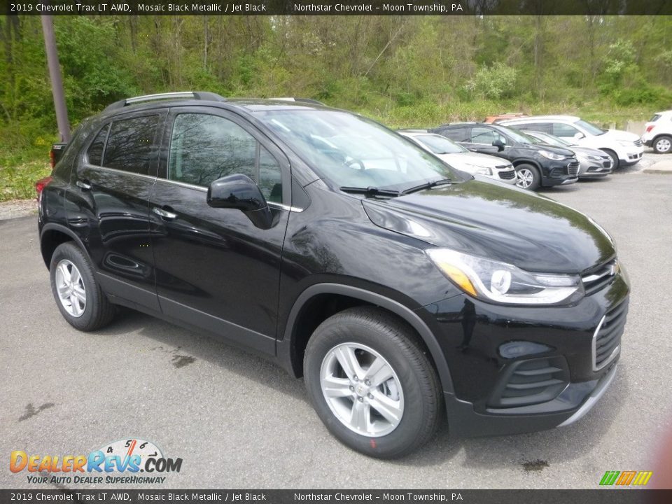 2019 Chevrolet Trax LT AWD Mosaic Black Metallic / Jet Black Photo #7