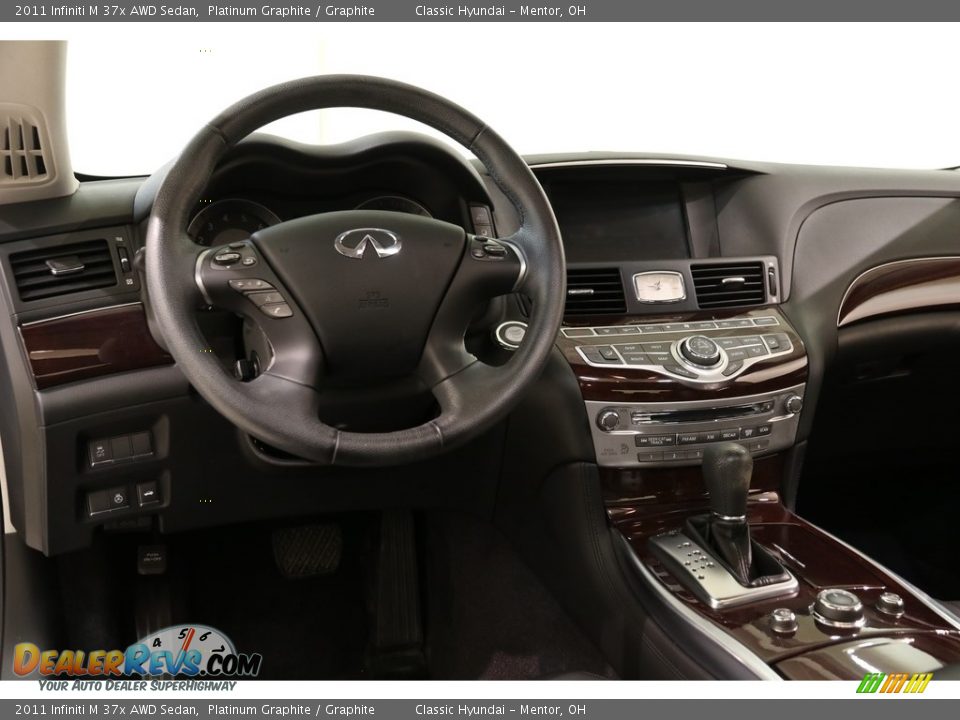 2011 Infiniti M 37x AWD Sedan Platinum Graphite / Graphite Photo #6