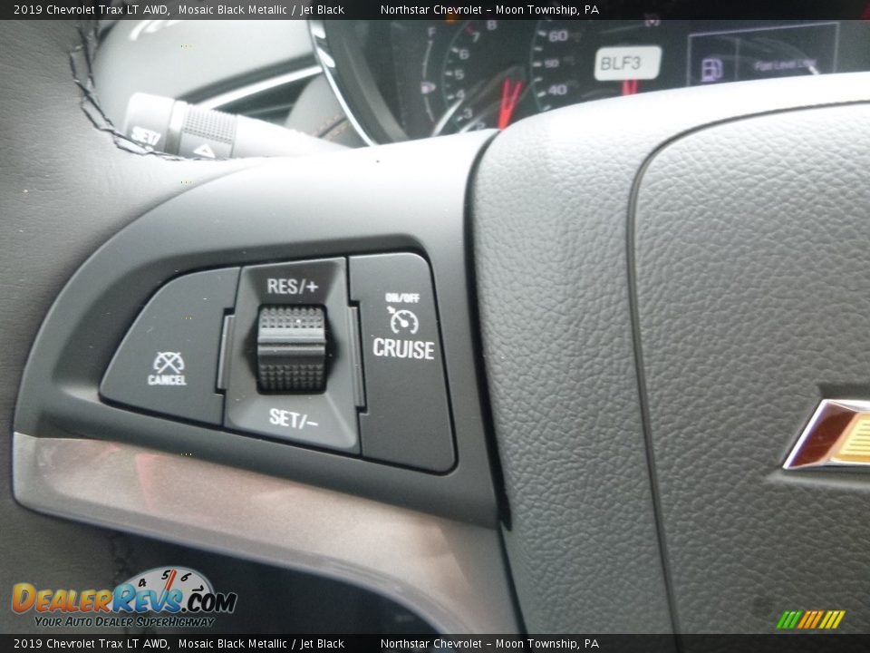 2019 Chevrolet Trax LT AWD Mosaic Black Metallic / Jet Black Photo #20