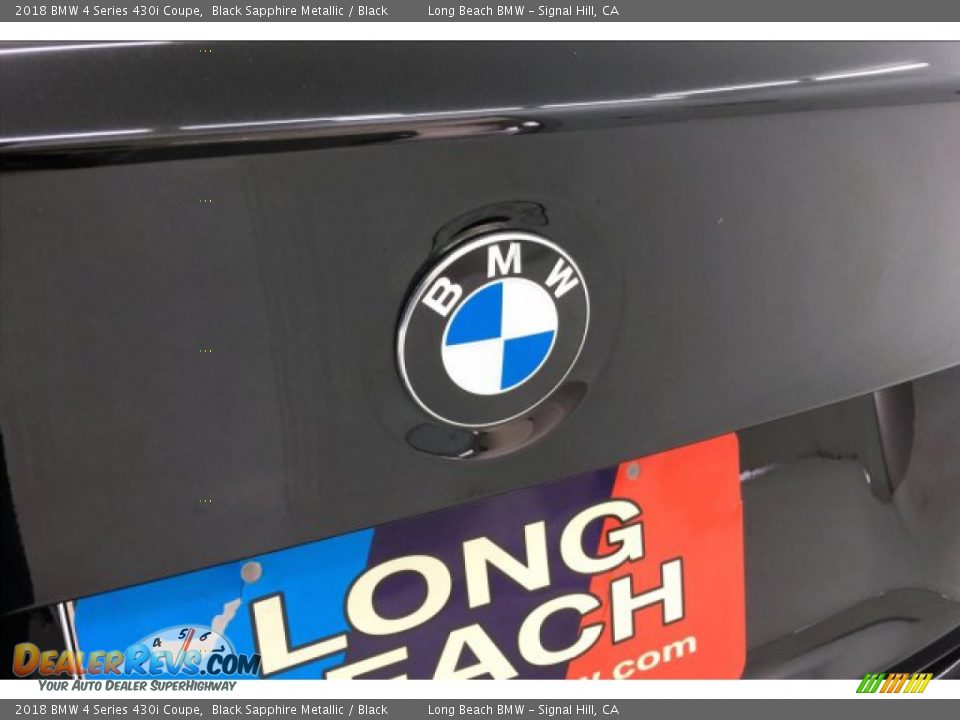 2018 BMW 4 Series 430i Coupe Black Sapphire Metallic / Black Photo #23
