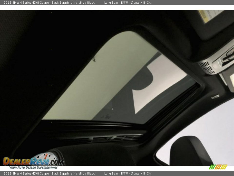 2018 BMW 4 Series 430i Coupe Black Sapphire Metallic / Black Photo #25