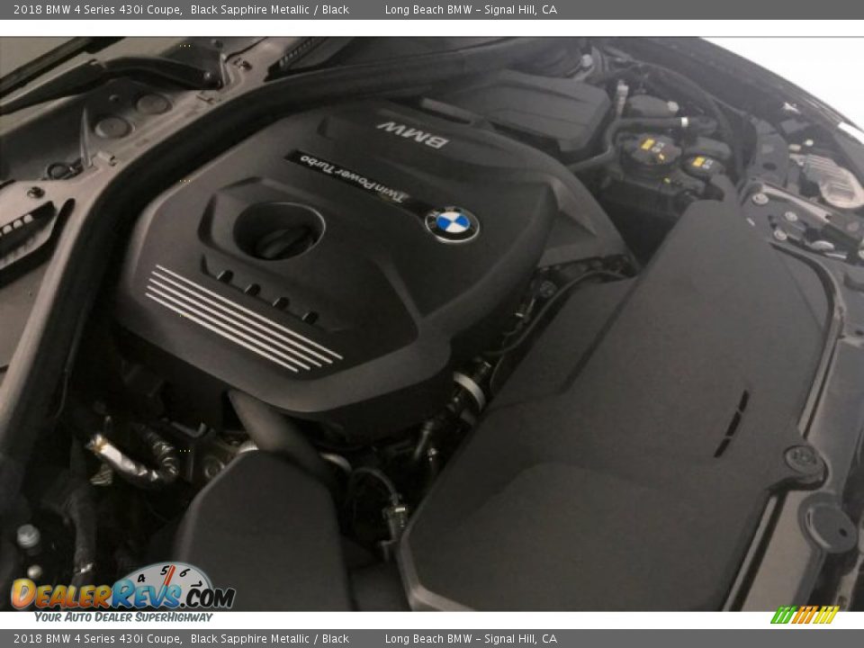 2018 BMW 4 Series 430i Coupe Black Sapphire Metallic / Black Photo #27