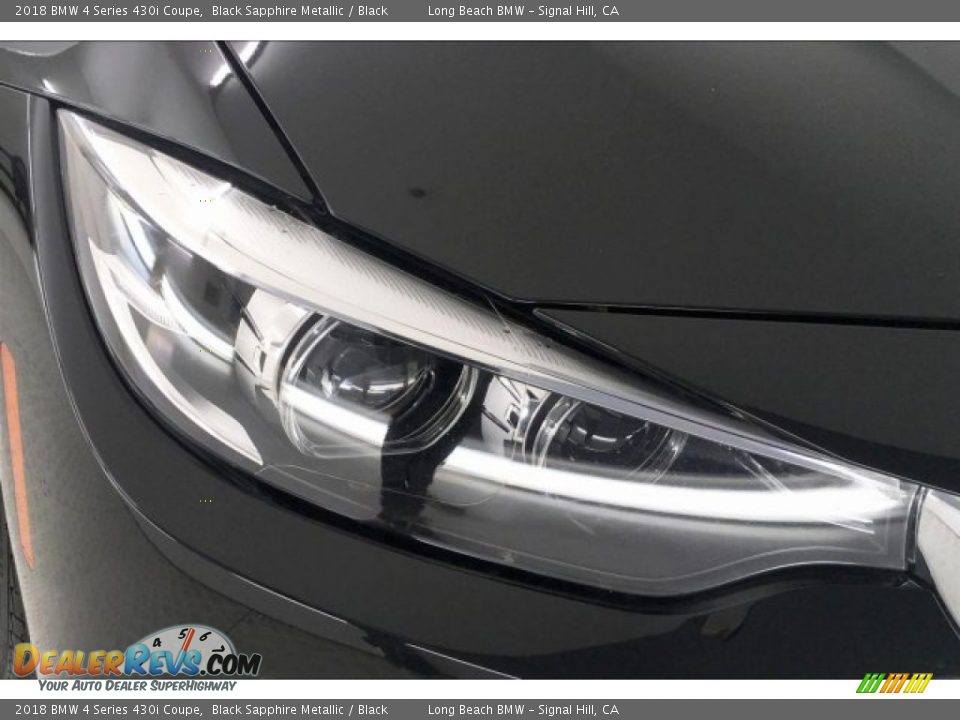 2018 BMW 4 Series 430i Coupe Black Sapphire Metallic / Black Photo #28