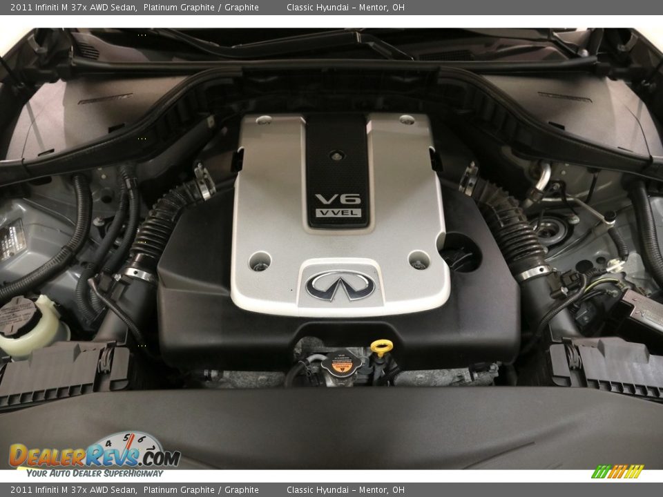 2011 Infiniti M 37x AWD Sedan Platinum Graphite / Graphite Photo #22