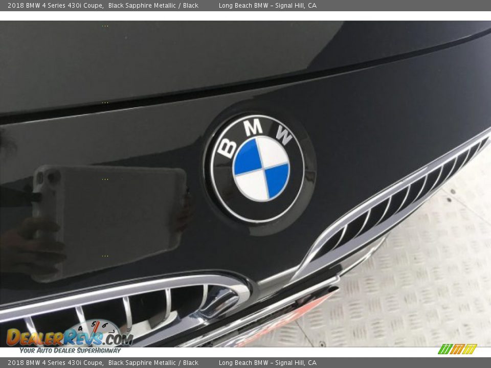 2018 BMW 4 Series 430i Coupe Black Sapphire Metallic / Black Photo #29