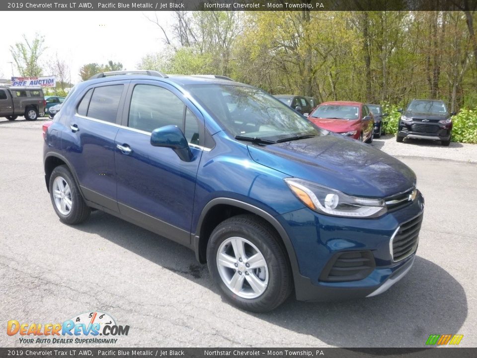 2019 Chevrolet Trax LT AWD Pacific Blue Metallic / Jet Black Photo #7
