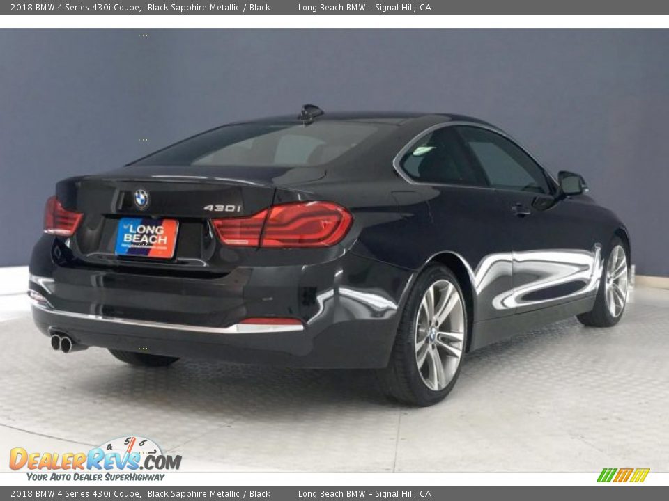 2018 BMW 4 Series 430i Coupe Black Sapphire Metallic / Black Photo #30