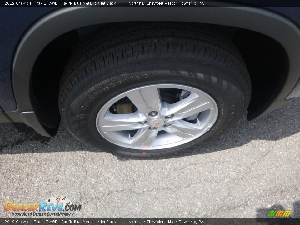 2019 Chevrolet Trax LT AWD Pacific Blue Metallic / Jet Black Photo #9