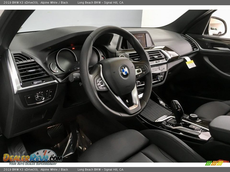 2019 BMW X3 sDrive30i Alpine White / Black Photo #4