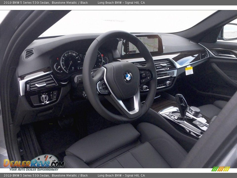 2019 BMW 5 Series 530i Sedan Bluestone Metallic / Black Photo #6