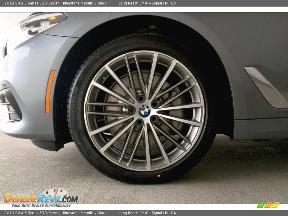 2019 BMW 5 Series 530i Sedan Bluestone Metallic / Black Photo #10