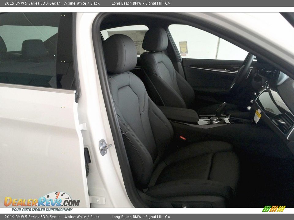 2019 BMW 5 Series 530i Sedan Alpine White / Black Photo #2