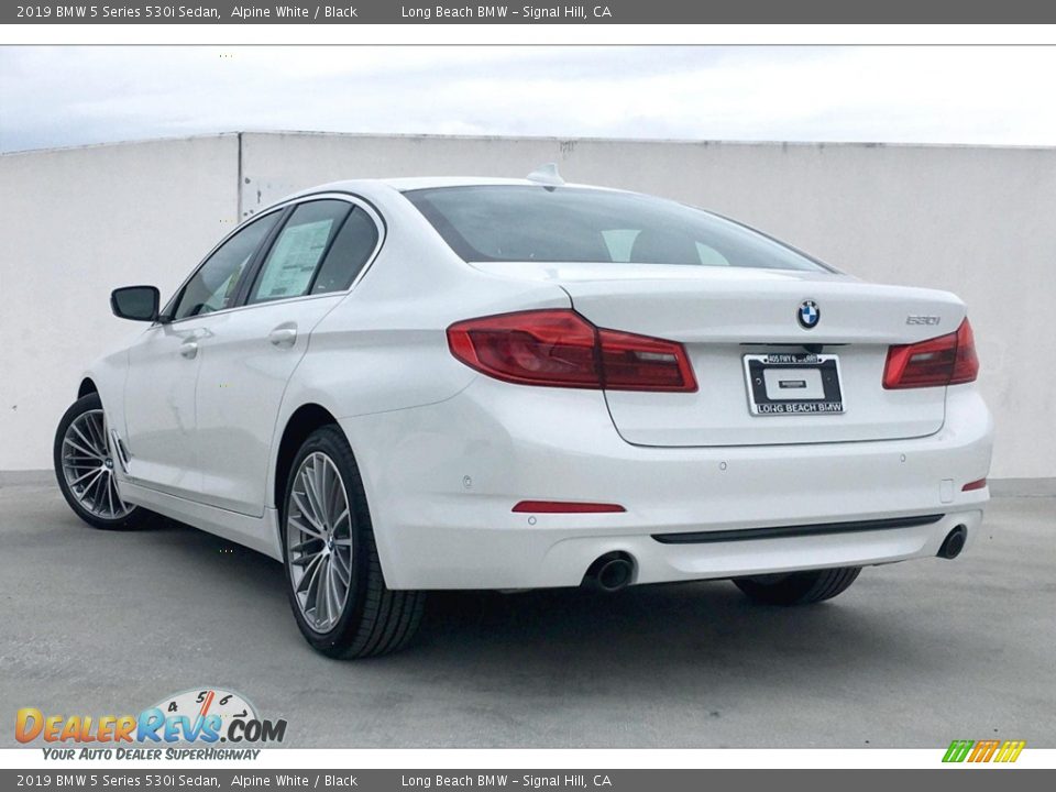 2019 BMW 5 Series 530i Sedan Alpine White / Black Photo #3