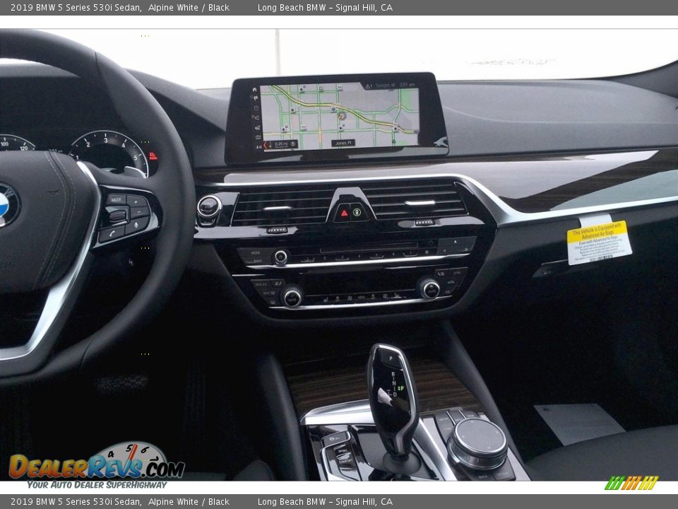 2019 BMW 5 Series 530i Sedan Alpine White / Black Photo #5