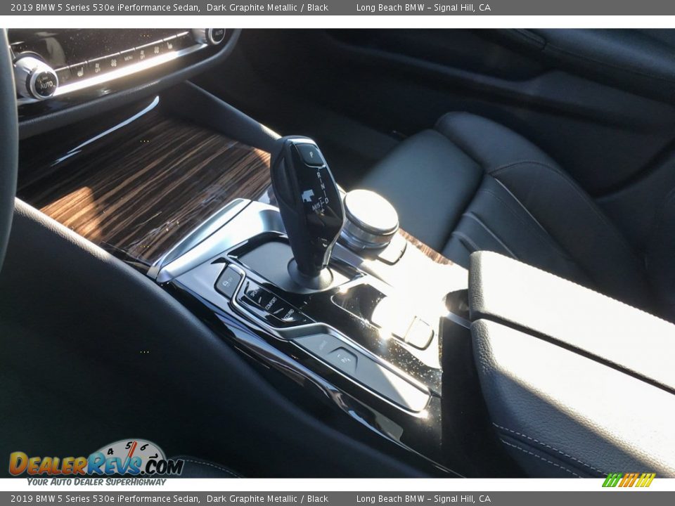 2019 BMW 5 Series 530e iPerformance Sedan Dark Graphite Metallic / Black Photo #7