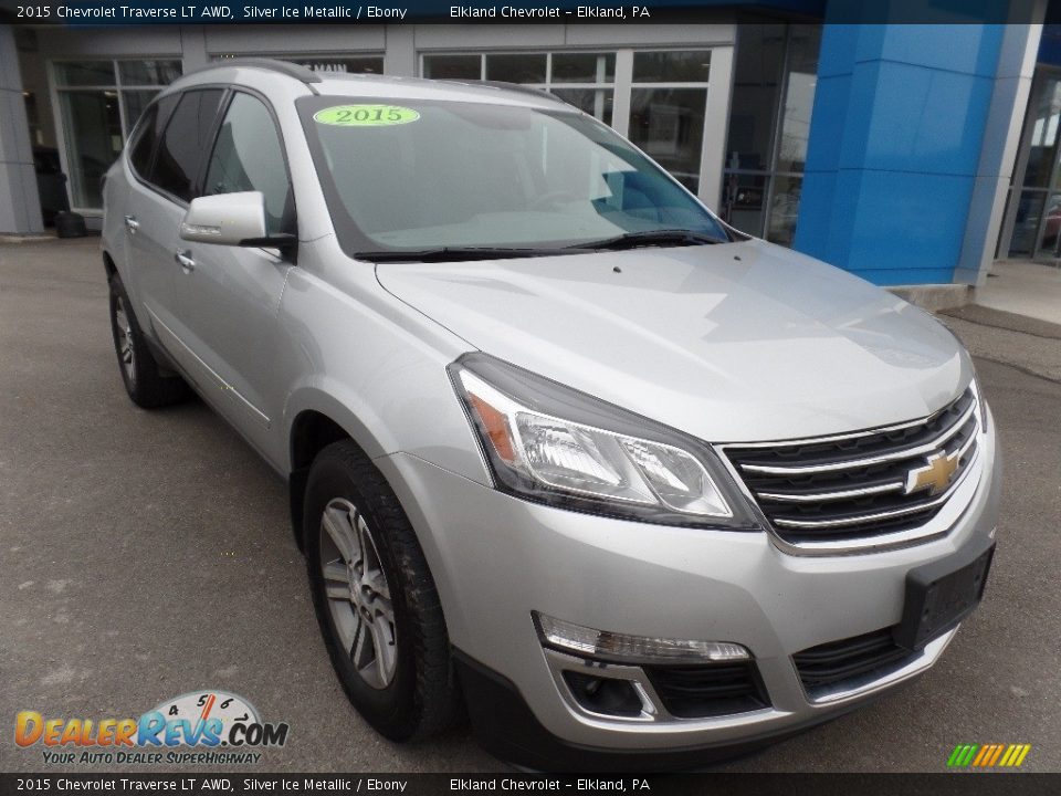2015 Chevrolet Traverse LT AWD Silver Ice Metallic / Ebony Photo #1