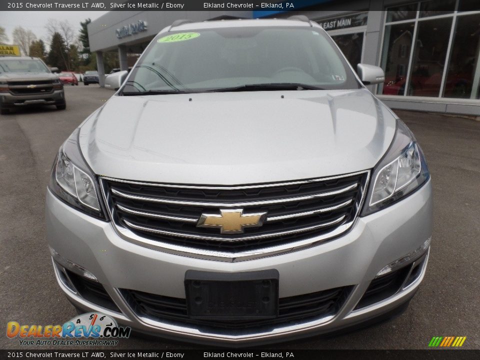 2015 Chevrolet Traverse LT AWD Silver Ice Metallic / Ebony Photo #2