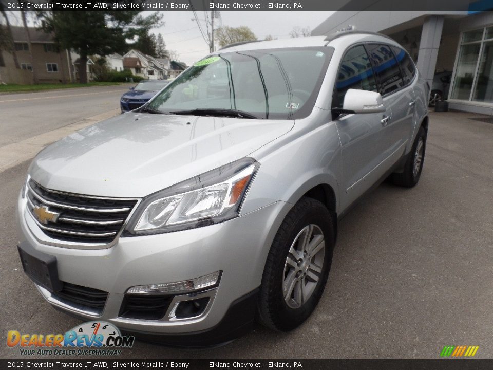 2015 Chevrolet Traverse LT AWD Silver Ice Metallic / Ebony Photo #3