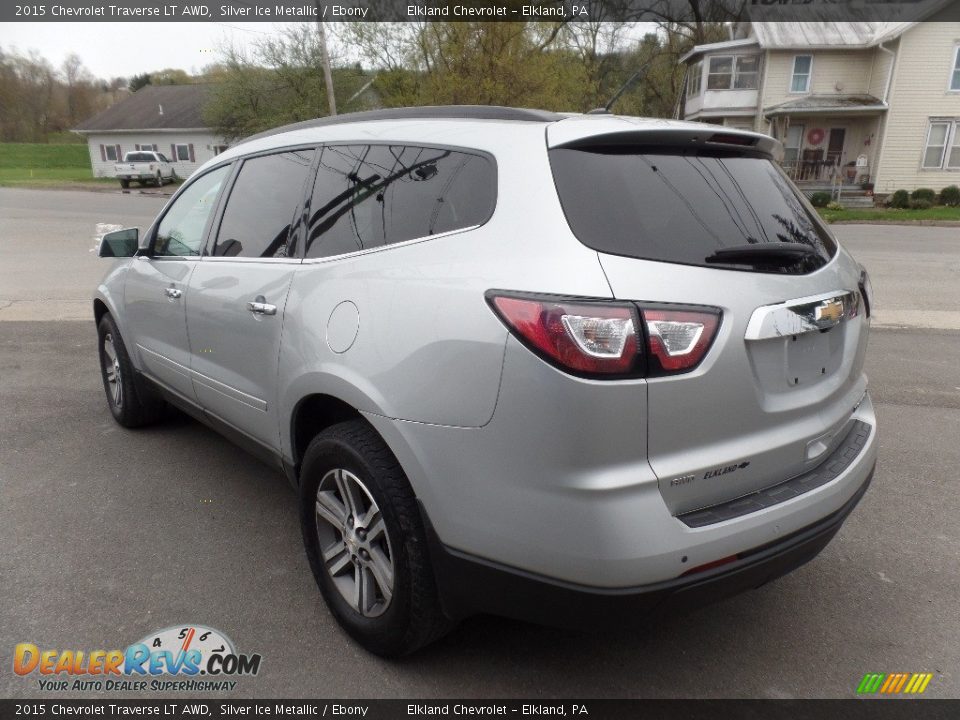 2015 Chevrolet Traverse LT AWD Silver Ice Metallic / Ebony Photo #6