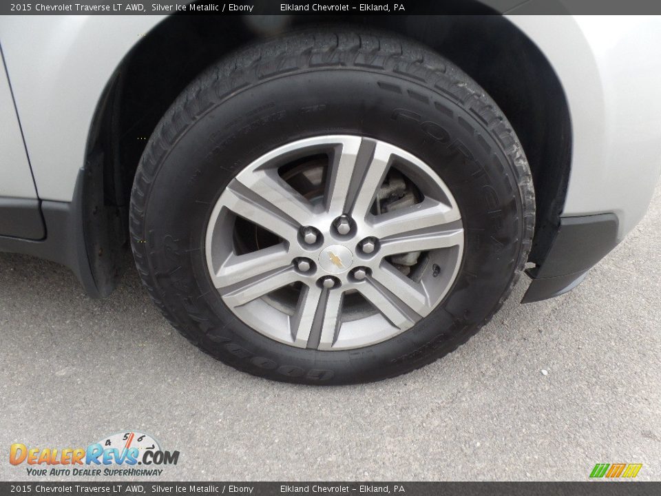 2015 Chevrolet Traverse LT AWD Silver Ice Metallic / Ebony Photo #11