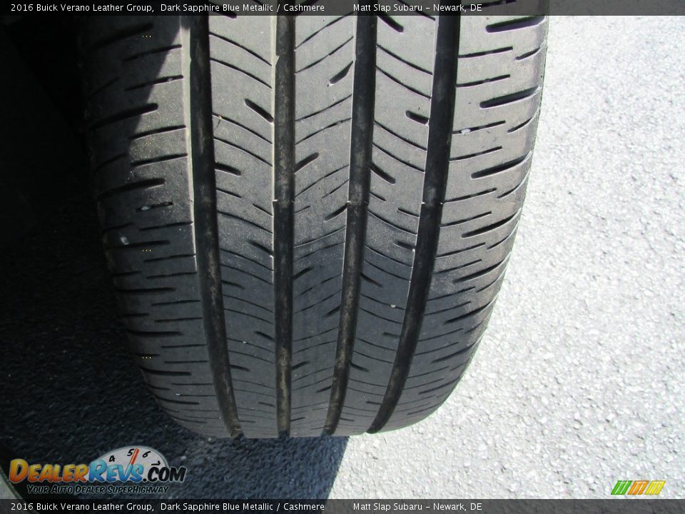2016 Buick Verano Leather Group Dark Sapphire Blue Metallic / Cashmere Photo #23