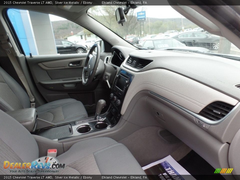 2015 Chevrolet Traverse LT AWD Silver Ice Metallic / Ebony Photo #13