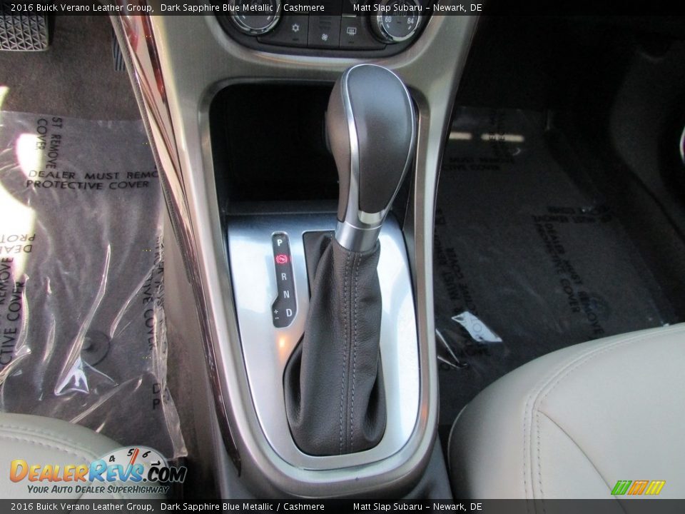 2016 Buick Verano Leather Group Dark Sapphire Blue Metallic / Cashmere Photo #26