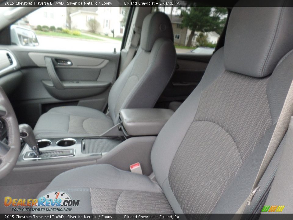 2015 Chevrolet Traverse LT AWD Silver Ice Metallic / Ebony Photo #18