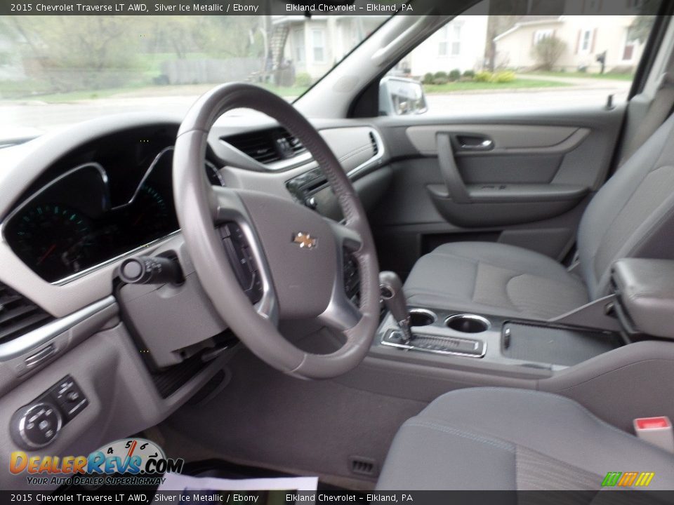 2015 Chevrolet Traverse LT AWD Silver Ice Metallic / Ebony Photo #19