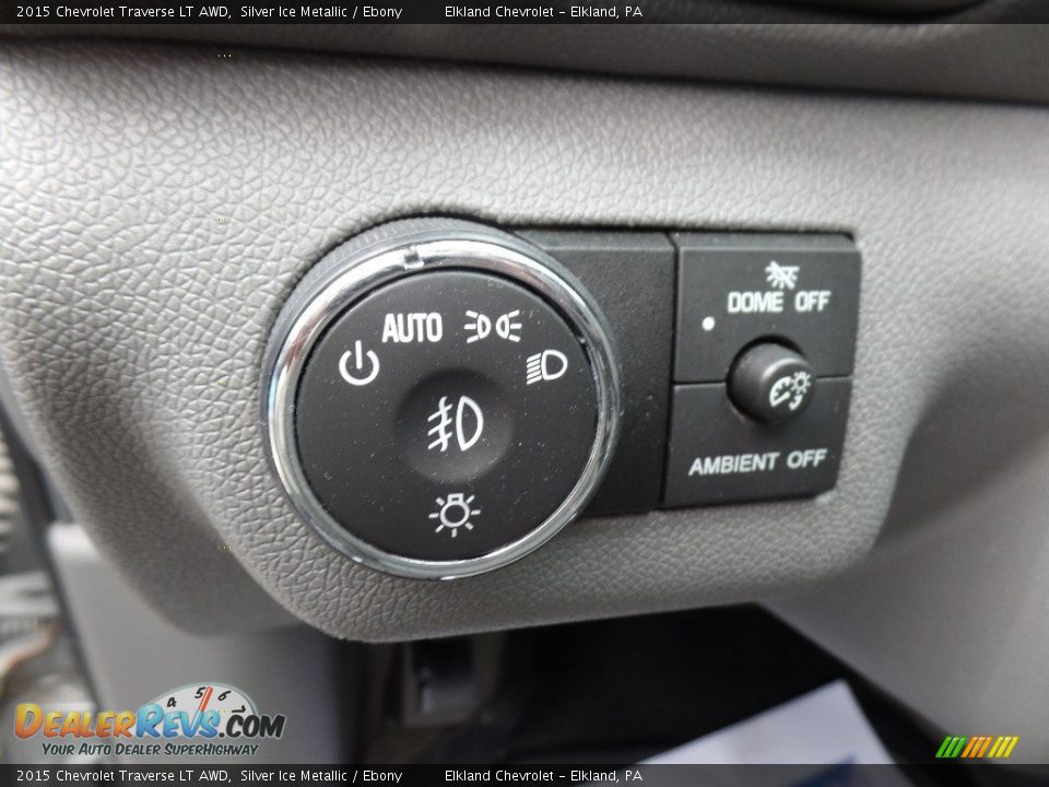 2015 Chevrolet Traverse LT AWD Silver Ice Metallic / Ebony Photo #22